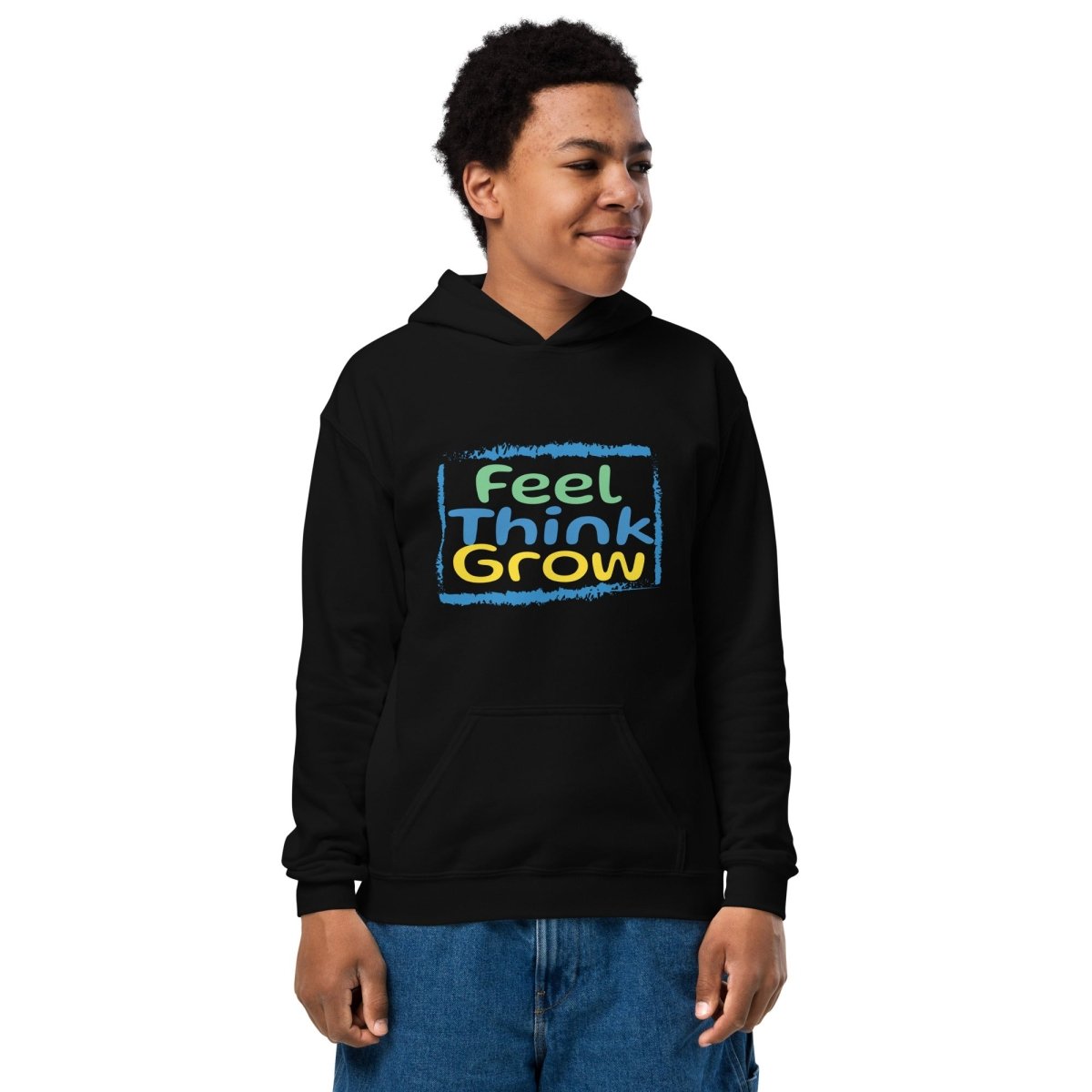 “Feel, Think, Grow” Youth Hoodie - BestKidd