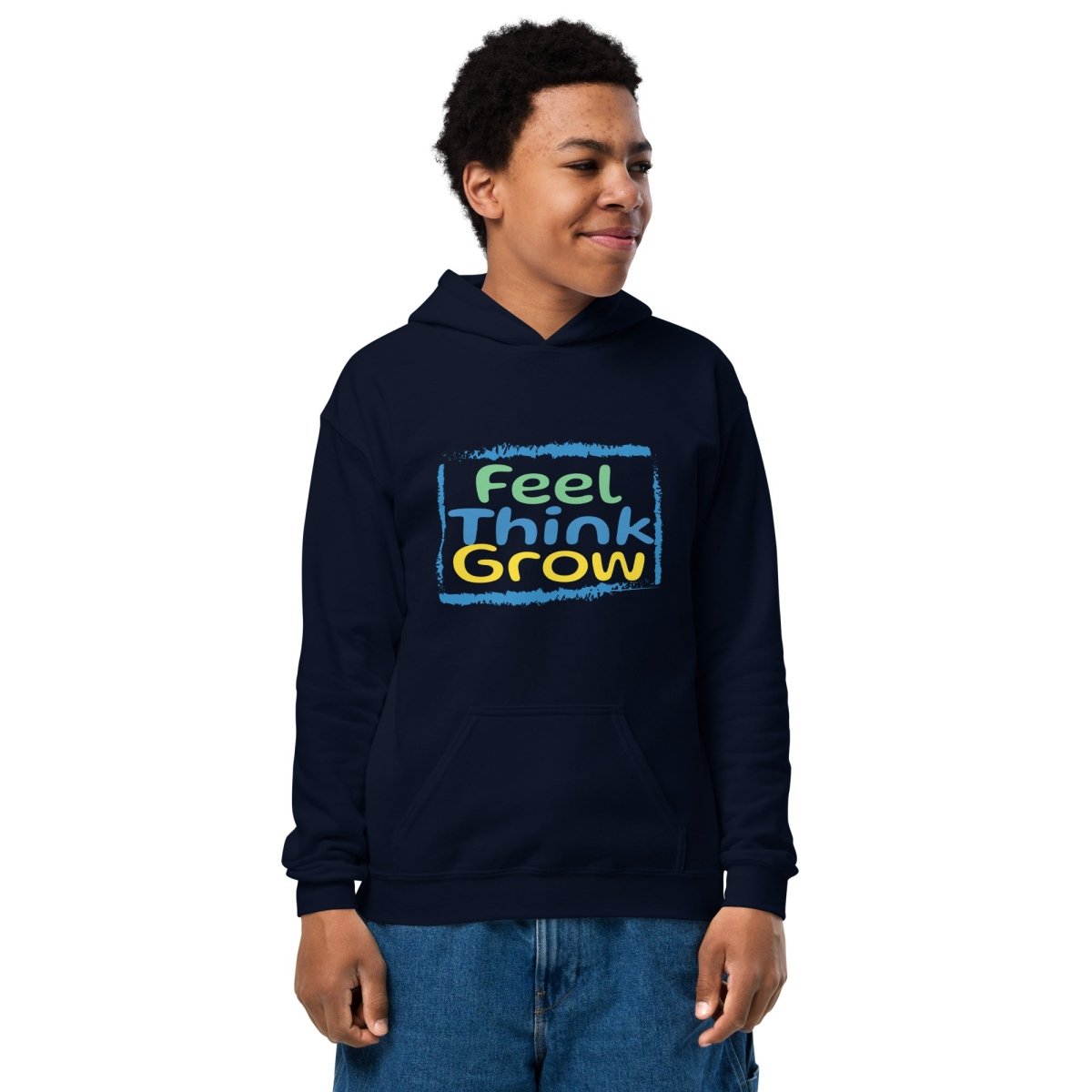 “Feel, Think, Grow” Youth Hoodie - BestKidd