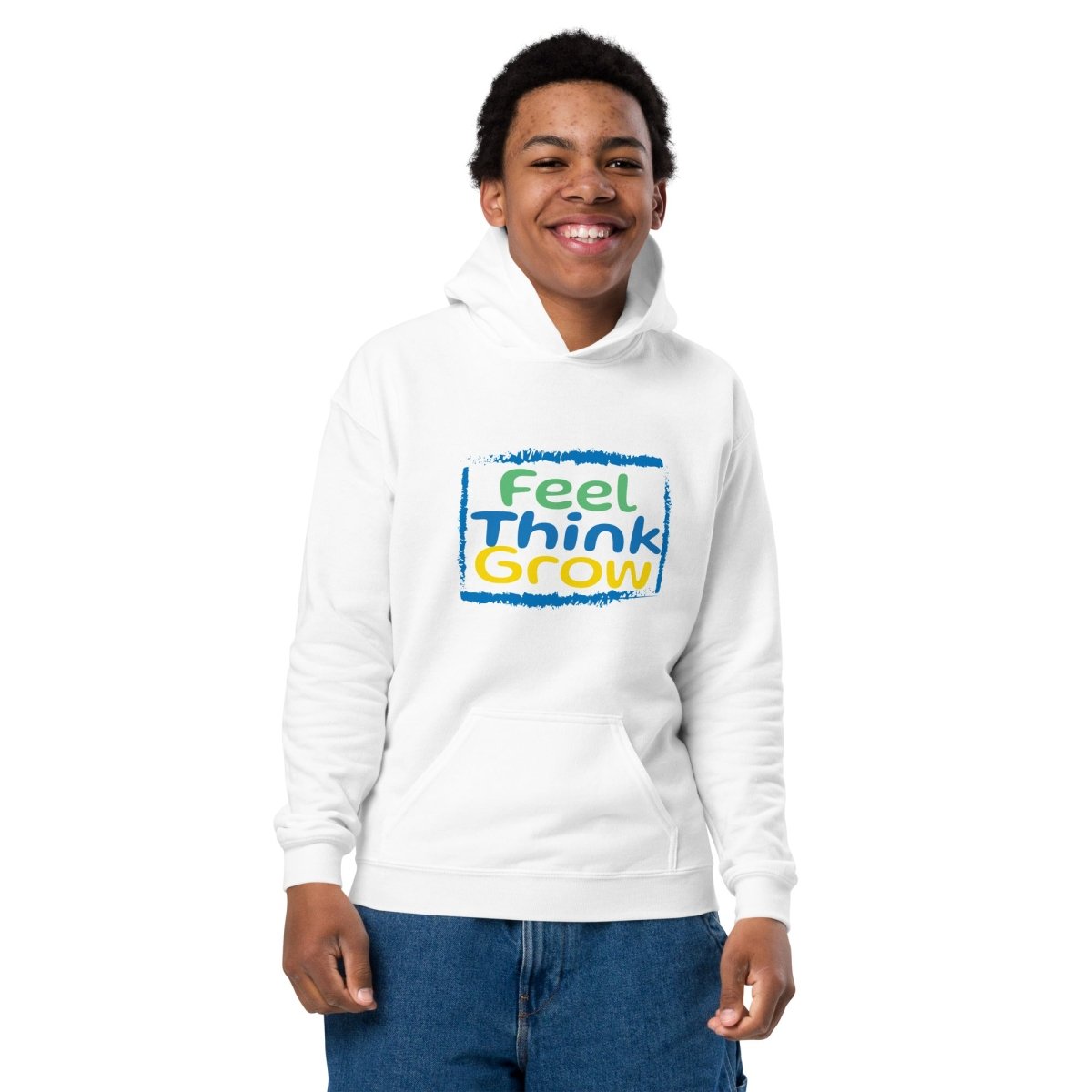 “Feel, Think, Grow” Youth Hoodie - BestKidd