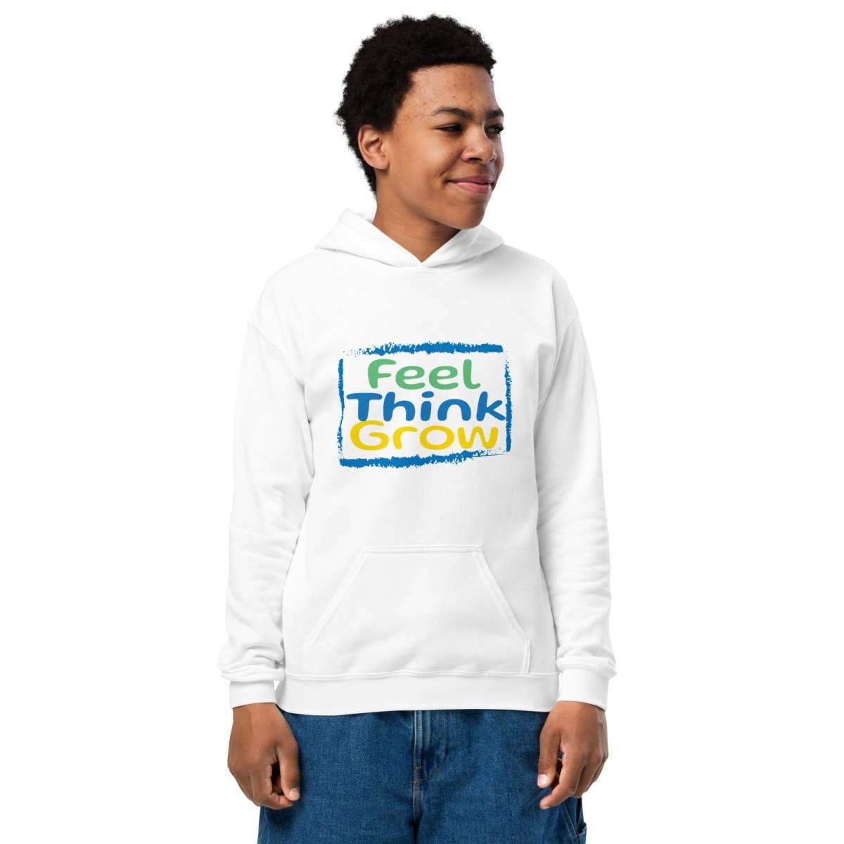 “Feel, Think, Grow” Youth Hoodie - BestKidd